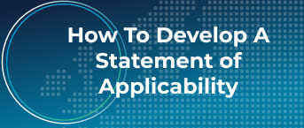 White paper about how to develop a Statement of Applicability - SoA